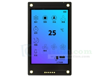 DC3.3V 5V UART 2.4in TFT LCD Display Screen 65K 240x320 RGB Programmable